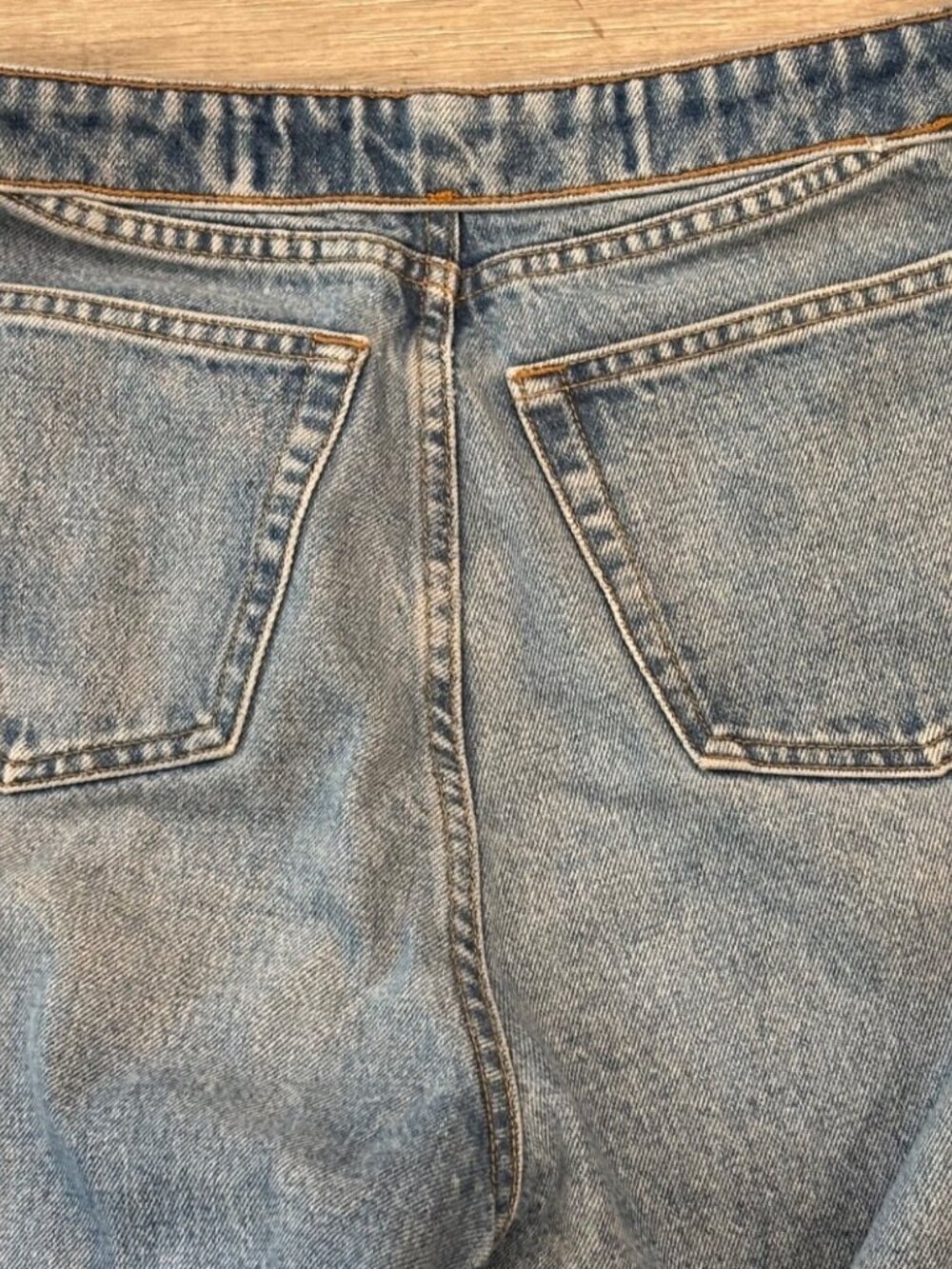 EB Denim Jeans Madison High Rise Ultra Wide Leg Luca Wash Womens 26 - Picture 7 of 10